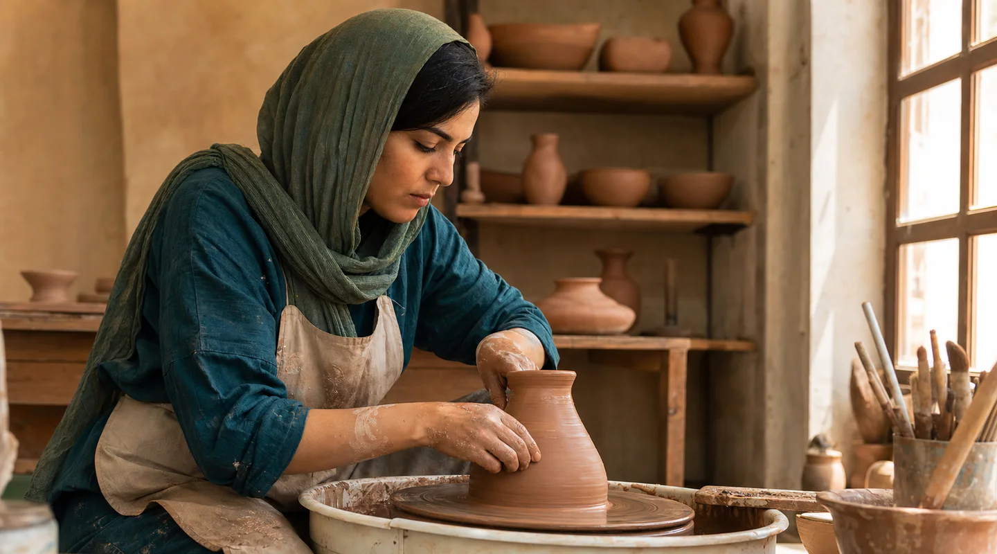 تمرین سفالگری بهعنوان نمونهای از یادگیری تدریجی